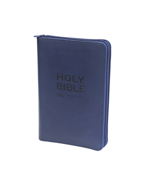Bibel englisch NIV blau mit RV TA