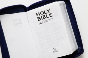 Bibel englisch NIV blau mit RV TA
