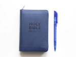 Bibel englisch NIV blau mit RV TA