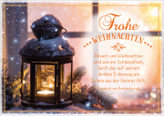 Postkarte "Advent und Weihnachten"