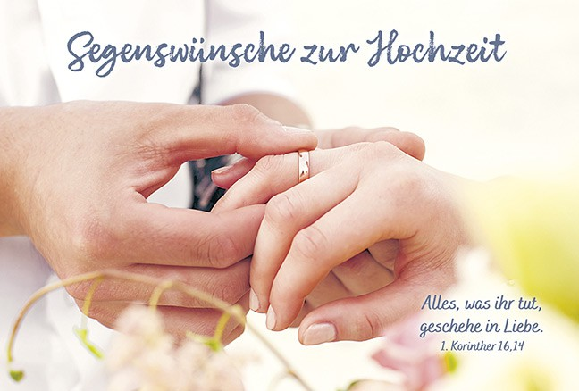 Christliche Segenswunsche Zur Hochzeit