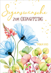 Postkarte Segenswünsche zum Geburtstag