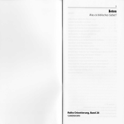 Orientierung Bd 20; Beten