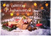 Faltkarte Fröhliche Weihnachten - Päckchen im...