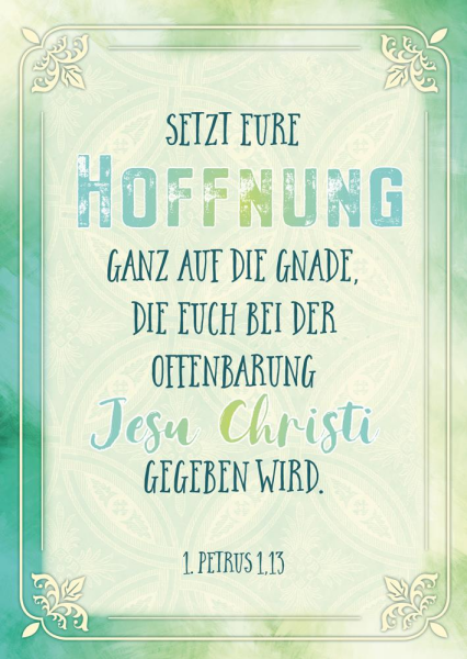 Postkarte Setzt eure Hoffnung