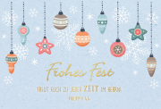 Postkarte Frohes Fest