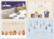Minikarten Weihnachten Illustration