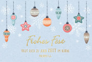 Faltkarte Frohes Fest