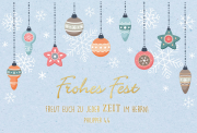 Faltkarte Frohes Fest