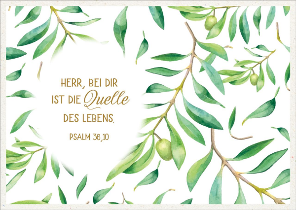 Postkarte Quelle des Lebens