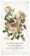 Metallschild - Rose