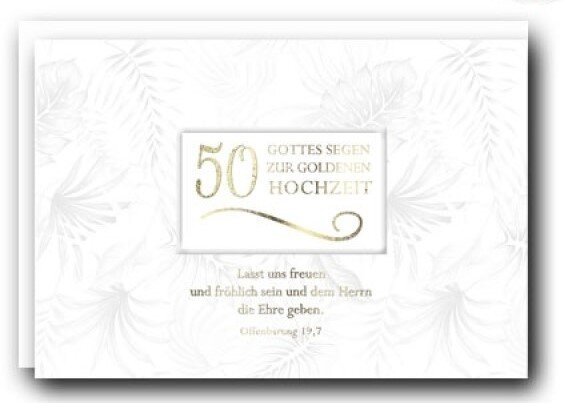 Goldene Hochzeit Christliche Sprche