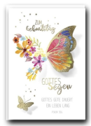 Faltkarte Geburtstag Schmetterling