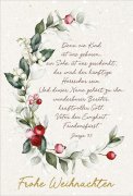 Postkarte Frohe Weihnachten/Denn ein Kind