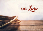 Postkarte aus Liebe Dornenkrone