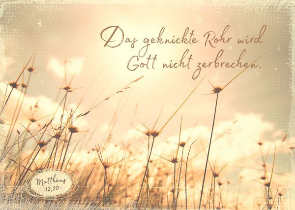 Postkarte Das geknickte Rohr
