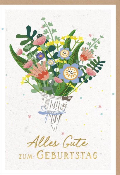 Faltkarte Alles Gute zum Geburtstag