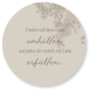 Wandschmuckbild: Frieden - 25cm