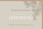 Faltkarte Die besten Wünsche zum Geburtstag