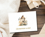 Postkarte Segenswünsche für Dich Vogelhäuschen