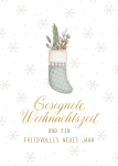 Postkarte Gefüllter Socken
