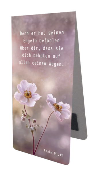 Magnetlesezeichen rosa Blüten