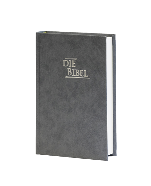Elberfelder Übersetzung - Pocketbibel, Hardcover, Baladek, grau-blau