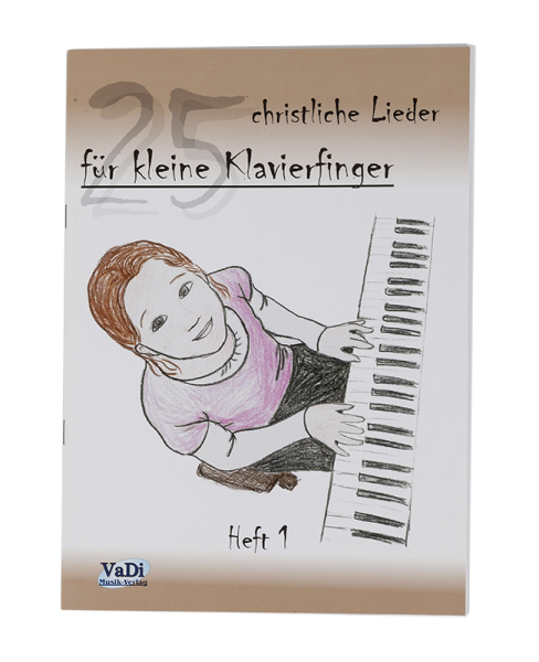 25 christliche Lieder für kleine Klavierfinger Hotenheft