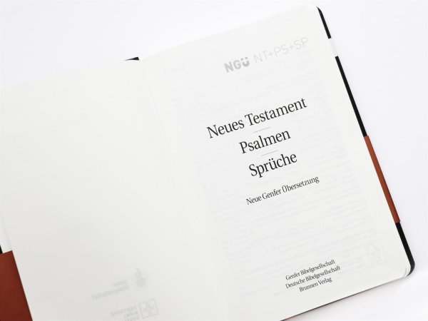 Neue Genfer Übersetzung - NT + Psalmen + Sprichwörter